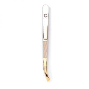 Basicare Pinsetit Curved Slant Tips Gold