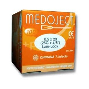 Medoject Иглы инъекционные 25г 0.55*25 100шт