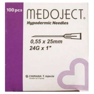 Medoject Needles 24g 0.5*25 100pcs
