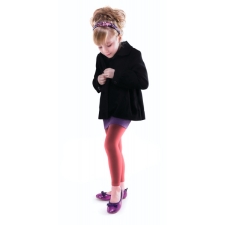Marilyn Lasten leggingsit SUZAN SHINE 100 den vaaleanpunainen 128/146