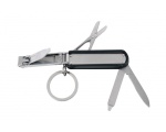 Tweezerman Pocket Multi Tool Black GEAR Карманный маникюрный комплект с брелком для ключей