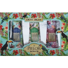 Pielor Gift Set Exotic Dream 3 pcs Kit Hand Cream Turquoise Box