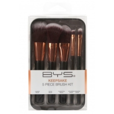 BYS Makeup Brushes In Keepsake Rose Gold 5 pc