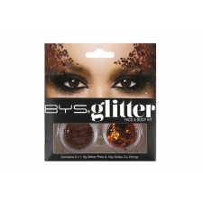 BYS Glitter Face & Body Kit BRONZE 2pc