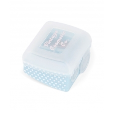 The Vintage Cosmetic Company Duo Pencil Sharpener Blue Polka Dot