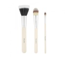 The Vintage Cosmetic Company meigipintslite komplekt  Airbrush Make-Up Brush Set 3tk