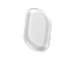 BYS Спонж для макияжа Silicone Blending Oval Transparent