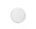 BYS Meikkisieni Silicone Blending Sponge Round Clear with AB Glitter