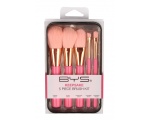 BYS Makeup Brushes in Keepsake Tin Peach 5 pc	