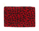 BYS Meikkilaukku Leopard Red/Black 