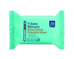 Newtons Labs TZone Cleansing Wipes Shine Control 25 pc