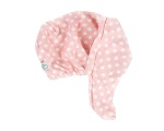 The Vintage Cosmetic Company Hair Turban Pink Polka Dot