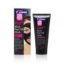 TZone Näomask Peel Off Black Mask Charcoal and Bamboo 50ml