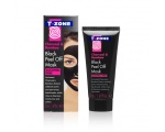 TZone Näomask Peel Off Black Mask Charcoal and Bamboo 50ml