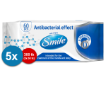 Smile antibacterial wet wipes 60pc combo 5pc