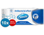 Smile antibacterial wet wipes 60pc combo 10pc