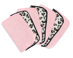 The Vintage Cosmetic Company 7 Day Meikinpoistoliina Leopard and Pink 7pc 