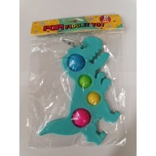 Pop Fidget Toy Keyring Dino