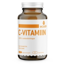 Ecosh C-Vitamiin 100% L- askorbiinhape 90 kapslit
