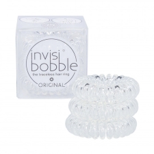 Invisibobble Original Hair Ties Crystal Clear Juuksekummid läbipaistev 3tk