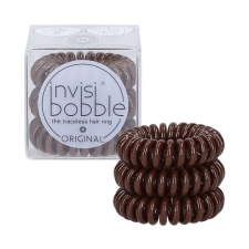 Invisibobble Original Hair Ties Pretzel Brown Резинки для волос из силикона коричневые 3шт