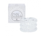 Invisibobble Power Hair Ring Crystal Clear Резинки для волос из силикона прозрачные 3шт