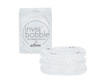 Invisibobble Slim Hair Ties Crystal Clear Резинки для волос из силикона прозрачные малого размера 3шт