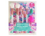 BYS Flourish Brush and Sponge Set 6pc