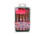 BYS Makeup Brushes In Keepsake Tin Flourish 5pc