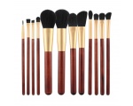 MIMO Makeup Brush Set Wooden 12pcs