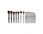 MIMO Makeup Brush Set Black 18pcs