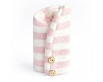 TRUST MY sister Microfibre hair towel pink white