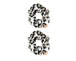 The Vintage Cosmetic Company Hair Scrunchies Leopard Print 2pcs 