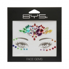 BYS Face Gems Assorted Designs Rainbow