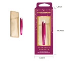 Tweezerman Mini Slant with case Celestial Fuchsia