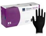 NITRYL GLOVES BLACK 100pcs XS