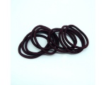 Danielle Elastic Hair Ties Brown 10pc 