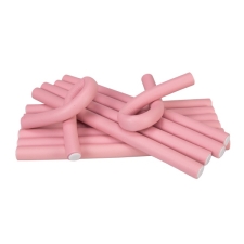 The Vintage Cosmetic Company Bendy Hair Rollers Pink 12pc