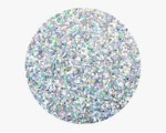 Feel Good Glitterpulber hologramm hõbe 3g