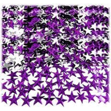 Feel Good Rhinestone Star purple 100pc