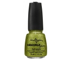 China Glaze Nail Polish Jade-d  Crackle Glitters