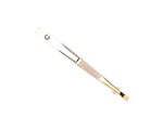 Basicare Tweezers Ground Flat Tips Gold