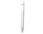 Basicare Tweezers Flat Tips Stainless Steel